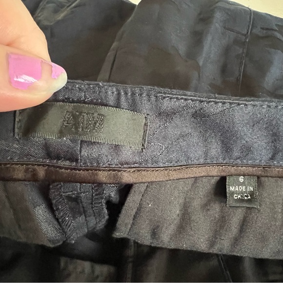 ATM | Blue Camo Jacquard Slim Ankle Pants - Picture 7 of 7